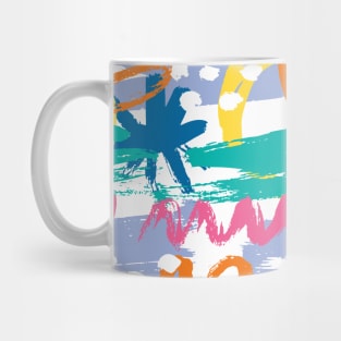 Face mask colorful pattern Mug